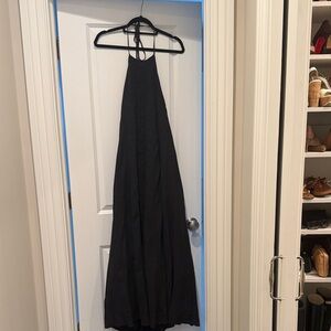 L'Academie Black Backless Dress for a beach vacation or day party